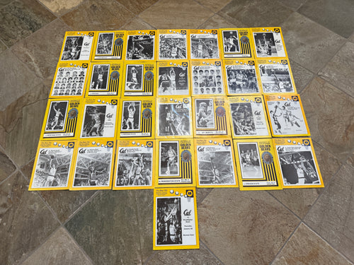 Vintage Lot of 31 80s Cal Bears Bear Net College Basketball Programs ###