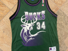 Load image into Gallery viewer, Vintage Milwaukee Bucks Ray Allen Big Buck Champion Basketball Jersey, Size 44, Large