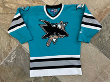 Load image into Gallery viewer, Vintage San Jose Sharks Starter Hockey Jersey, Size Youth S/M, 8-10