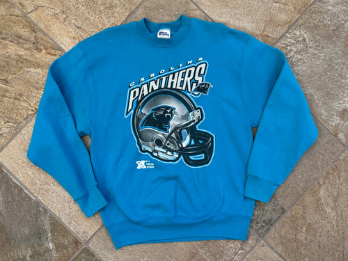 Vintage Carolina Panthers Pro Player Football Sweatshirt, Size Large