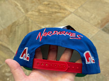 Load image into Gallery viewer, Vintage Quebec Nordiques Twins Snapback Hockey Hat