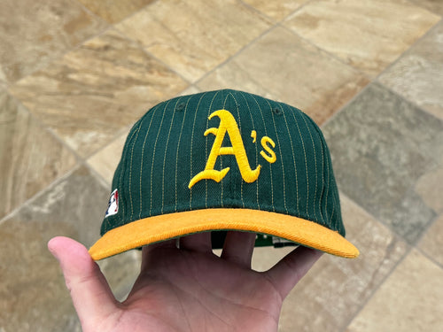 Vintage Oakland Athletics Sports Specialties Pinstripe Snapback Baseball Hat