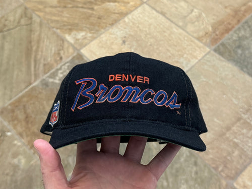 Vintage Denver Broncos Sports Specialties Script Snapback Football Hat