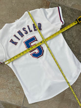 Load image into Gallery viewer, Vintage Texas Rangers Ian Kinsler Majestic Women’s Baseball Jersey, Size Medium