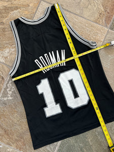 Vintage San Antonio Spurs Dennis Rodman Champion Basketball Jersey, Size 40, Medium
