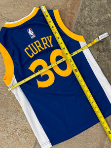 Golden State Warriors Steph Curry Adidas Basketball Jersey, Size Youth Small, 6-8