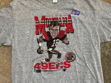 Load image into Gallery viewer, Vintage San Francisco 49ers Joe Montana Salem Football TShirt, Size Large