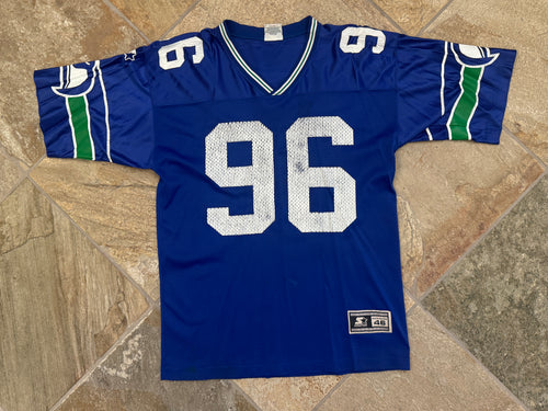 Vintage Seattle Seahawks Cortez Kennedy Starter Football Jersey, Size 46, M/L