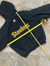 Load image into Gallery viewer, Vintage Pittsburgh Steelers Starter Parka Football Jacket, Size Large