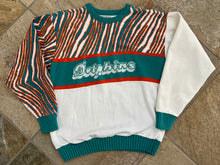 Load image into Gallery viewer, Vintage Miami Dolphins Zubaz Cliff Engle Sweater Football Sweatshirt, Size Small