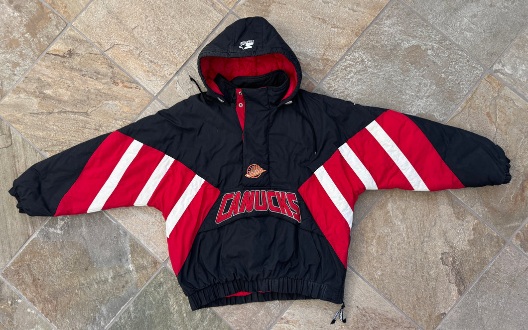 Vintage Vancouver Canucks Starter Parka Hockey Jacket, Size Large
