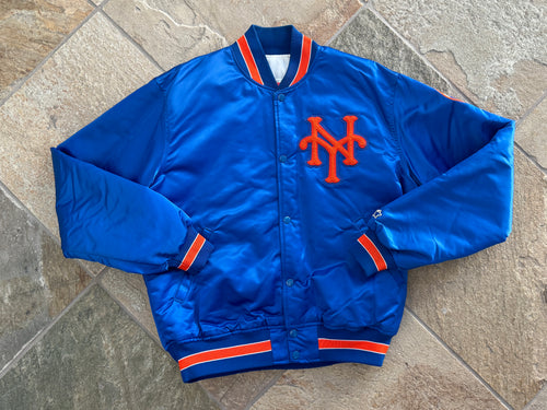 Vintage New York Mets Starter Satin Baseball Jacket, Size Large