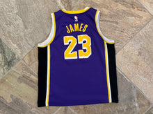 Load image into Gallery viewer, Los Angeles Lakers LeBron James Nike Basketball Jersey, Size Youth Large, 14-16