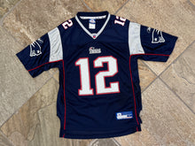 Load image into Gallery viewer, Vintage New England Patriots Tom Brady Reebok Football Jersey, Size Youth Large, 14-16