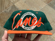 Load image into Gallery viewer, Vintage Miami Hurricanes The Game Circle Logo Snapback College Hat