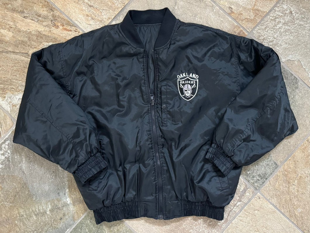 Vintage Oakland Raiders Pro Player Reversible Football Jacket, Size Large