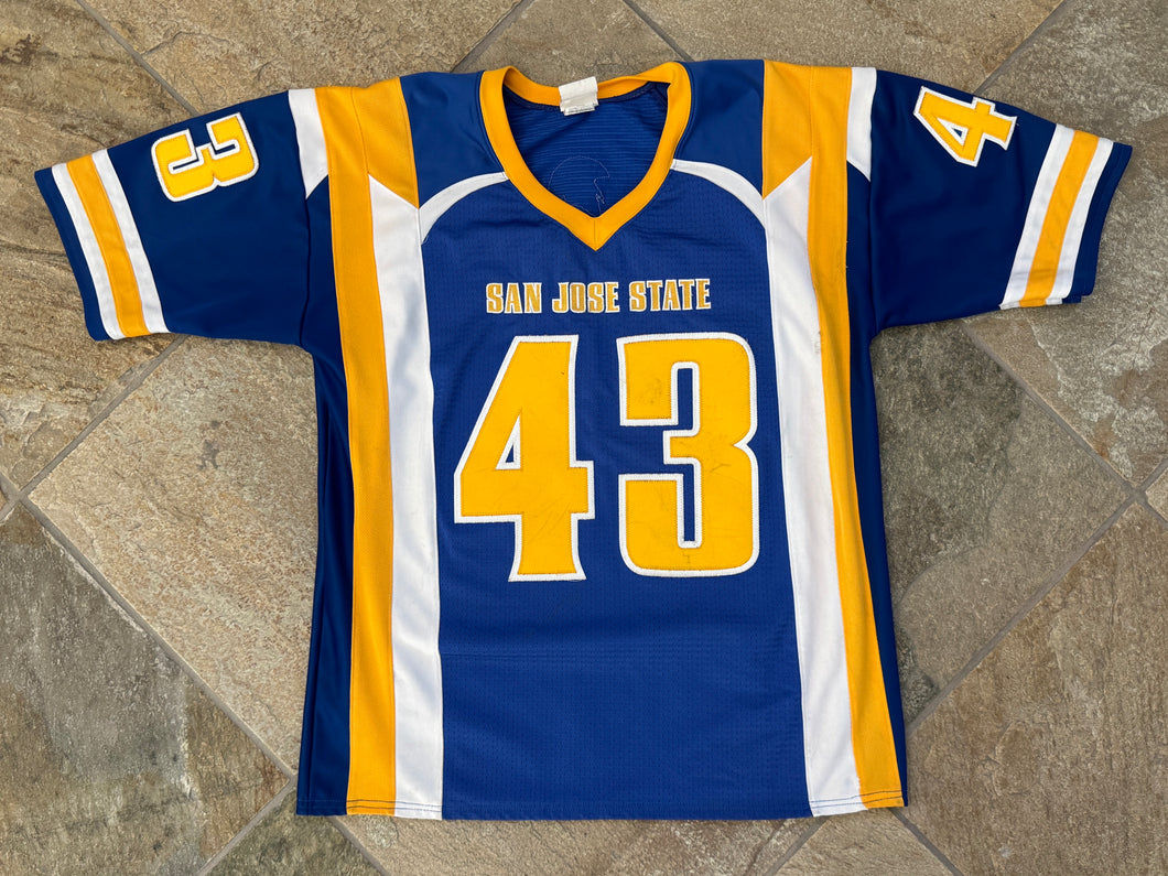 San Jose State Spartans Game Worn College Football Jersey, Size Medium