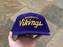 Load image into Gallery viewer, Vintage Minnesota Vikings Sports Specialties Script Snapback Football Hat
