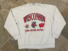 Load image into Gallery viewer, Vintage Wisconsin Badgers Rose Bowl Nutmeg College Sweatshirt, Size XL