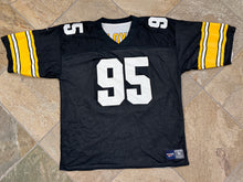 Load image into Gallery viewer, Vintage Pittsburgh Steelers Greg Lloyd Reversible Reebok Football Jersey, Size 52, XXL