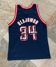Load image into Gallery viewer, Vintage Houston Rockets Hakeem Olajuwon Champion Basketball Jersey, Size 48, XL