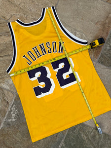 Vintage Los Angeles Lakers Magic Johnson Champion Basketball Jersey, Size 44, Large