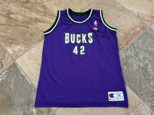 Load image into Gallery viewer, Vintage Milwaukee Bucks Vin Baker Champion Basketball Jersey, Size Youth XL