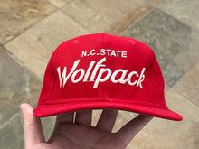 Load image into Gallery viewer, Vintage NC State Wolfpack Sports Specialties Script Snapback College Hat