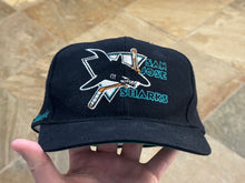 Load image into Gallery viewer, Vintage San Jose Sharks American Needle Pro Fitted Hockey Hat, Size 7 1/2