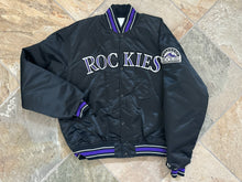 Load image into Gallery viewer, Vintage Colorado Rockies Starter Satin Baseball Jacket, Size XL
