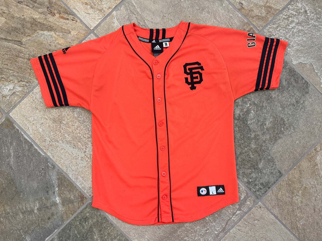San Francisco Giants Tim Lincecum Adidas Baseball Jersey, Size Youth Large, 14-16