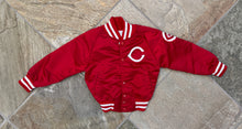 Load image into Gallery viewer, Vintage Cincinnati Reds Pyramid Satin Baseball Jacket, Size Youth Small, 2T-4T