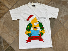 Load image into Gallery viewer, Vintage Bart Simpson Simpsons Christmas TShirt, Size Medium ###