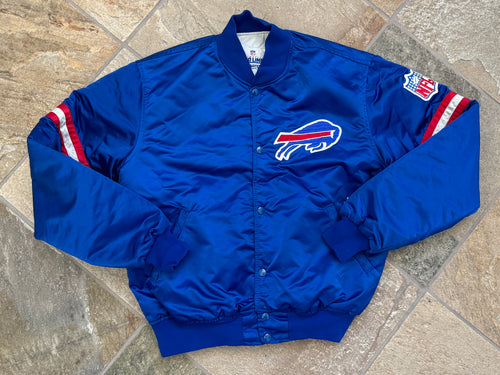 Vintage Buffalo Bills Starter Satin Football Jacket, Size Large