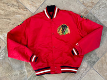 Load image into Gallery viewer, Vintage Chicago Blackhawks Starter Satin Hockey Jacket, Size Large