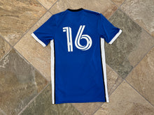 Load image into Gallery viewer, San Jose Earthquakes Adidas MLS Soccer Jersey, Size Small