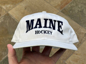 Vintage Maine Black Bears Hockey The Game Snapback College Hat