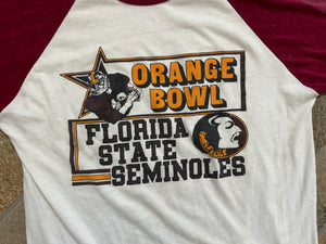 Vintage Florida State Seminoles Orange Bowl Football College TShirt, Size XL