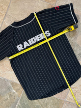 Load image into Gallery viewer, Vintage Los Angeles Raiders Starter Pinstripe Football Jersey, Size Large