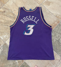 Load image into Gallery viewer, Vintage Utah Jazz Byron Russell Champion Basketball Jersey, Size 52, XXL