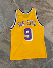 Load image into Gallery viewer, Vintage Los Angeles Lakers Nick Van Excel Champion Basketball Jersey, Size 44, Large