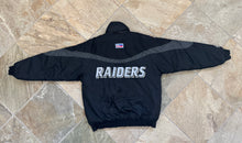Load image into Gallery viewer, Vintage Oakland Raiders Logo Athletic Parka Football Jacket, Size Medium