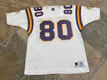 Load image into Gallery viewer, Vintage Minnesota Vikings Cris Carter Champion Football Jersey, Size 40, Medium