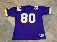 Load image into Gallery viewer, Vintage Minnesota Vikings Cris Carter Champion Football Jersey, Size 44, Large