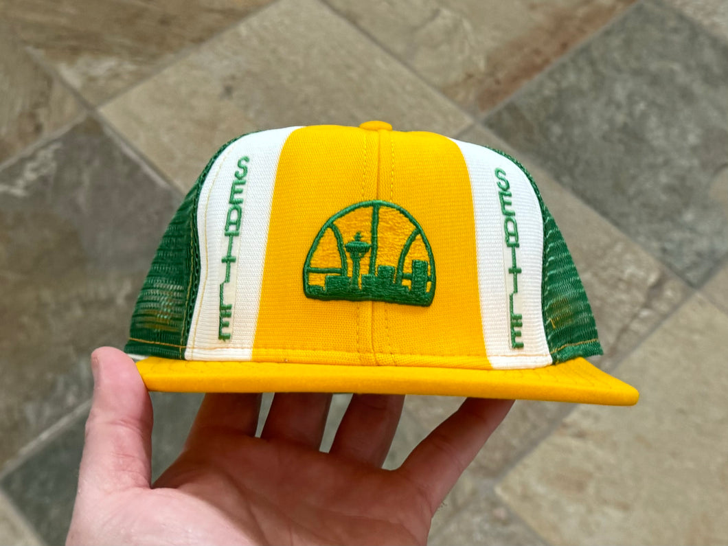 Vintage Seattle SuperSonics AJD Snapback Basketball Hat