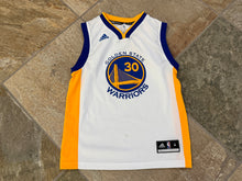 Load image into Gallery viewer, Golden State Warriors Stephen Curry Adidas Basketball Jersey, Size Youth Medium, 10-12