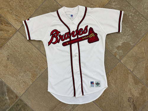 Vintage Atlanta Braves Russell Baseball Jersey, Size 40, Medium