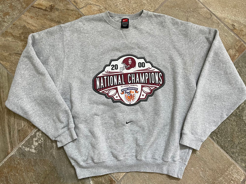 Vintage Oklahoma Sooners 2000 Champions Nike College Football Sweatshirt, Size Large
