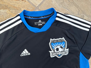 San Jose Earthquakes MLS Adidas Soccer Jersey, Size Youth Large, 10-12