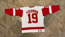 Load image into Gallery viewer, Vintage Detroit Red Wings Steve Yzerman Starter Hockey Jersey, Size XL